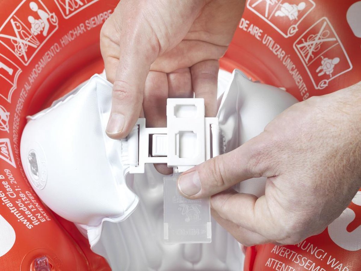 Opgeblazen en Basis afstelling | DE VEILIGE BABY ZWEMBAND: ZWEMTRAINER | SWIMTRAINER 